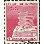 Paraguay 1961 Hotel Guaraní, 4 stamps-Stamps-Paraguay-StampPhenom