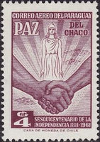 Paraguay 1961 Independence and Chaco Peace-Stamps-Paraguay-Mint-StampPhenom