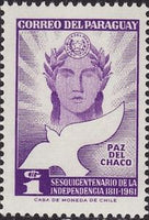 Paraguay 1961 Independence and Chaco Peace-Stamps-Paraguay-Mint-StampPhenom