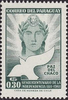 Paraguay 1961 Independence and Chaco Peace-Stamps-Paraguay-Mint-StampPhenom