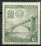 Paraguay 1961 Internacional Bridge Rio Paraná-Stamps-Paraguay-Mint-StampPhenom