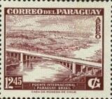 Paraguay 1961 International Bridge Rio Paraná-Stamps-Paraguay-Mint-StampPhenom