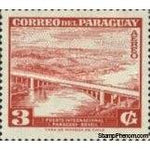 Paraguay 1961 International Bridge Rio Paraná-Stamps-Paraguay-Mint-StampPhenom