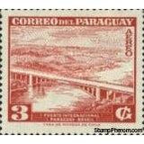 Paraguay 1961 International Bridge Rio Paraná-Stamps-Paraguay-Mint-StampPhenom