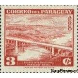 Paraguay 1961 International Bridge Rio Paraná-Stamps-Paraguay-Mint-StampPhenom