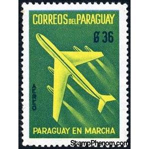 Paraguay 1961 Jet plane : Boeing 707-Stamps-Paraguay-Mint-StampPhenom