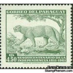 Paraguay 1961 Puma (Puma concolor)-Stamps-Paraguay-Mint-StampPhenom