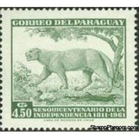 Paraguay 1961 Puma (Puma concolor)-Stamps-Paraguay-Mint-StampPhenom