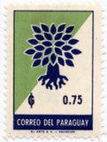 Paraguay 1961 Uprooted Oak Emblem-Stamps-Paraguay-Mint-StampPhenom