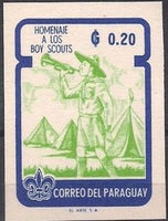 Paraguay 1962 Boy scout with trumpet-Stamps-Paraguay-Mint-StampPhenom