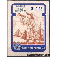 Paraguay 1962 Boy scout with trumpet-Stamps-Paraguay-Mint-StampPhenom