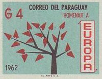 Paraguay 1962 Europe-Stamps-Paraguay-Mint-StampPhenom