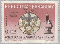 Paraguay 1962 Fight Against Malaria-Stamps-Paraguay-Mint-StampPhenom