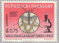 Paraguay 1962 Fight Against Malaria-Stamps-Paraguay-Mint-StampPhenom