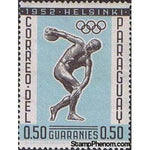 Paraguay 1962 Helsinki 1952,Discus throw-Stamps-Paraguay-Mint-StampPhenom