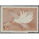 Paraguay 1962 Peace Dove and Cross-Stamps-Paraguay-Mint-StampPhenom