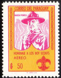 Paraguay 1962 Robert Baden-Powell (1857-1941)-Stamps-Paraguay-Mint-StampPhenom