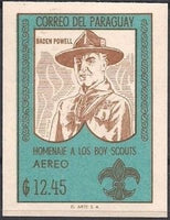 Paraguay 1962 Robert Baden-Powell (1857-1941)-Stamps-Paraguay-Mint-StampPhenom