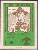 Paraguay 1962 Robert Baden-Powell (1857-1941)-Stamps-Paraguay-Mint-StampPhenom