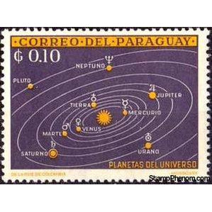 Paraguay 1962 Solar system-Stamps-Paraguay-Mint-StampPhenom