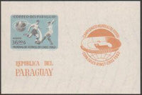 Paraguay 1962 Two players fighting for the ball-Stamps-Paraguay-Mint-StampPhenom