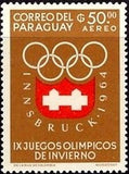 Paraguay 1963 Olympic Rings-Stamps-Paraguay-Mint-StampPhenom