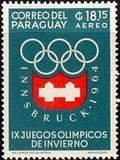 Paraguay 1963 Olympic Rings-Stamps-Paraguay-Mint-StampPhenom