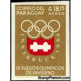 Paraguay 1963 Olympic Rings-Stamps-Paraguay-Mint-StampPhenom