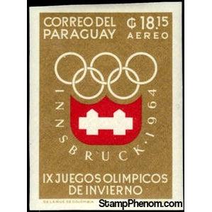 Paraguay 1963 Olympic Rings-Stamps-Paraguay-Mint-StampPhenom