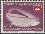 Paraguay 1963 Ski Jumper-Stamps-Paraguay-Mint-StampPhenom