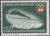 Paraguay 1963 Ski Jumper-Stamps-Paraguay-Mint-StampPhenom