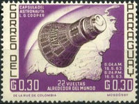 Paraguay 1963 Space Capsule Mercury "Faith 7"-Stamps-Paraguay-Mint-StampPhenom