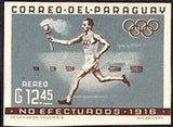 Paraguay 1963 Torch runner-Stamps-Paraguay-Mint-StampPhenom