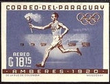 Paraguay 1963 Torch runner-Stamps-Paraguay-Mint-StampPhenom