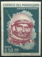 Paraguay 1963 Walter M. Schirra (1923-2007) American astronaut-Stamps-Paraguay-Mint-StampPhenom