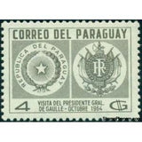 Paraguay 1964 Coats of Arms of Paraguay and France-Stamps-Paraguay-Mint-StampPhenom