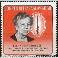 Paraguay 1964 Eleanor Roosevelt-Stamps-Paraguay-Mint-StampPhenom