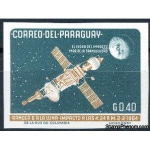 Paraguay 1964 Lunar probe-Stamps-Paraguay-Mint-StampPhenom