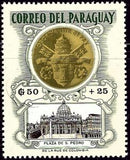 Paraguay 1964 Pope Medal-Stamps-Paraguay-Mint-StampPhenom