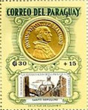 Paraguay 1964 Pope Medal-Stamps-Paraguay-Mint-StampPhenom