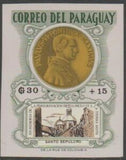 Paraguay 1964 Pope Medal-Stamps-Paraguay-Mint-StampPhenom
