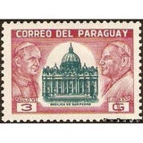 Paraguay 1964 Popes Paul VI and John XXIII-Stamps-Paraguay-Mint-StampPhenom