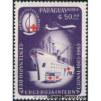 Paraguay 1964 Ship, Airplane, Car-Stamps-Paraguay-Mint-StampPhenom