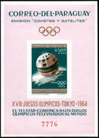 Paraguay 1964 Telstar Communications Satellite-Stamps-Paraguay-Mint-StampPhenom