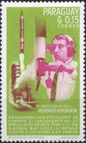 Paraguay 1964 Wernher von Braun-Stamps-Paraguay-Mint-StampPhenom