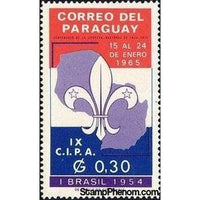 Paraguay 1965 Emblem and I Brazil, 1954-Stamps-Paraguay-Mint-StampPhenom