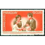 Paraguay 1965 JFK with family-Stamps-Paraguay-Mint-StampPhenom