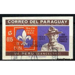 Paraguay 1965 Peru (Cancelled)-Stamps-Paraguay-Mint-StampPhenom