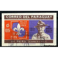 Paraguay 1965 Peru (Cancelled)-Stamps-Paraguay-Mint-StampPhenom