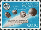 Paraguay 1965 Relay, Syncom, Telstar, Echo 2-Stamps-Paraguay-Mint-StampPhenom